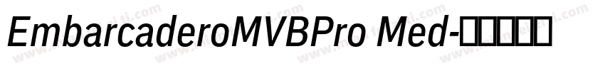 EmbarcaderoMVBPro Med字体转换
